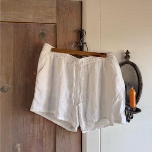 H&M White Women's Athletic Lounge Shorts